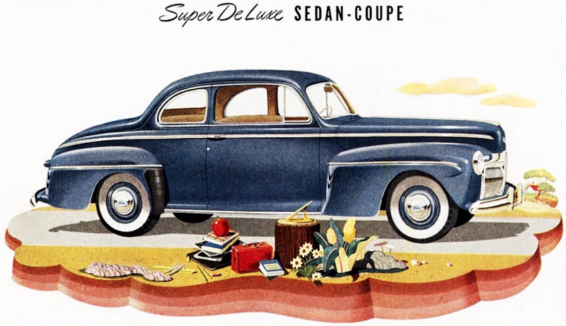 1942 Ford Super De Luxe Sedan Coupe